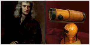 Isaac Newton / Telescopio reflector